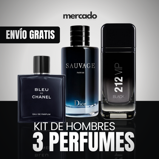 SAUVAGE, BLEU DE CHANEL Y 212 VIP